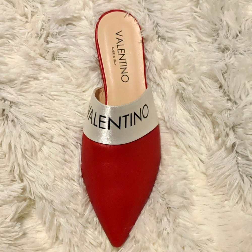 Brand New Valentino Giglio Red White